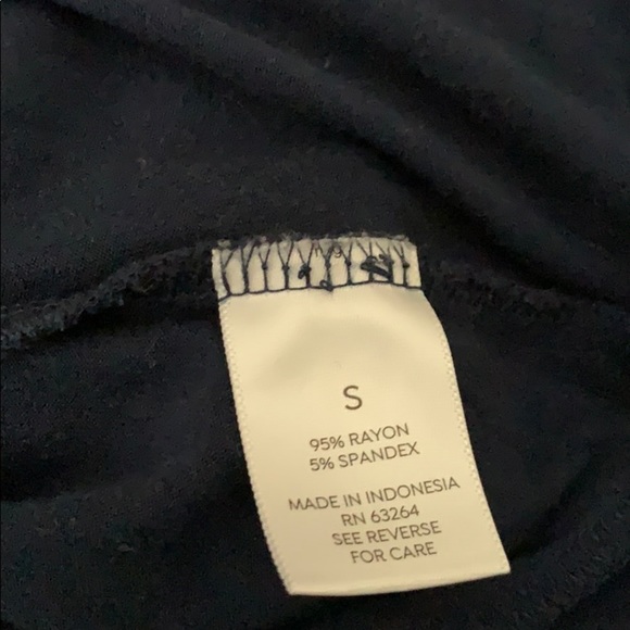 🦋 Navy Blue Stretch Knit Tunic - Picture 8 of 8